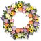 28-Inch Spring Wreath for Front Door – Large Floral Wreath with Lavender, Daisy, and Eucalyptus, 6 Color Options for Indoor & Outdoor Holiday and Celebration Decor